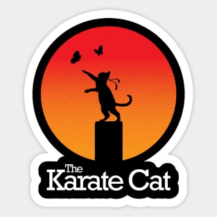 The Karate Cat Sticker